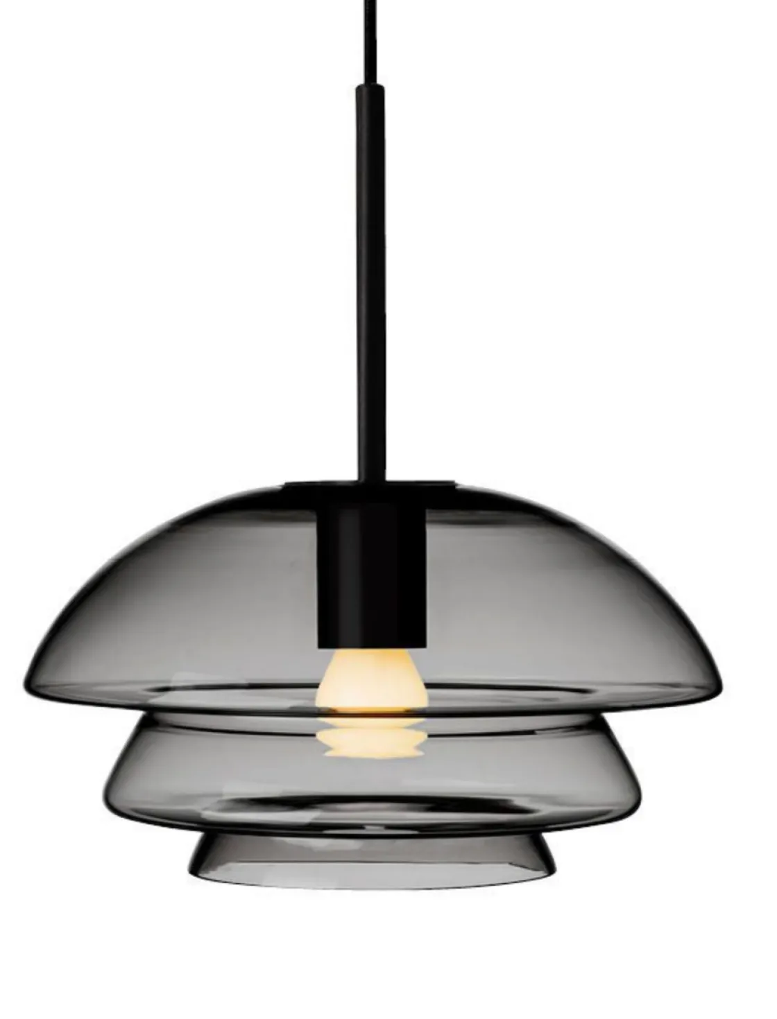 Hadeland Glassverk Kjøkkenbelysning Tak|Takpendler<Arkivlampe 4006 Small - - Matt Sort