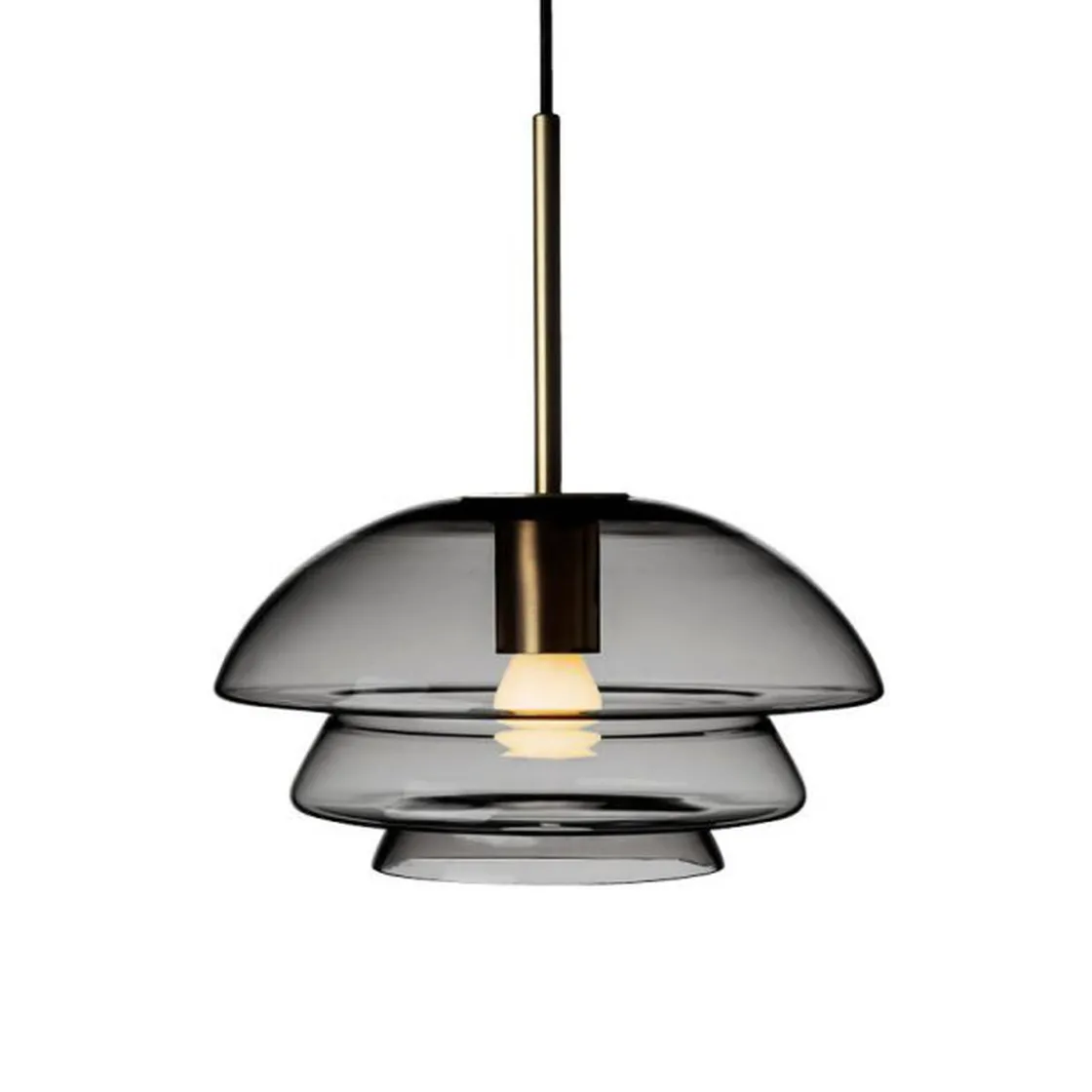 Hadeland Glassverk Kjøkkenbelysning Tak|Takpendler<Arkivlampe 4006 Small - - Matt Sort