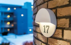 Sg Armaturen As Utelamper Med Opp/Ned Lys<Arlon round vegglampe utendørs 10W 2700 Kelvin IK10 IP65 - Dimbar