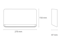 Sg Armaturen As Utelamper Med Opp/Ned Lys<Arlon vegglampe utendørs 10W 2700 Kelvin IK10 IP65 - Dimbar