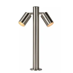 Lucide Pullert<Arne pullert utendørs 2 arm IP44 GU10 50 cm - Satin