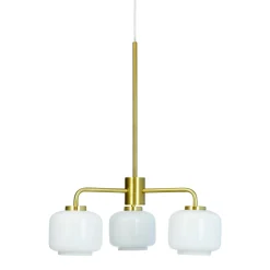 Dyberg Larsen Kjøkkenbelysning Tak|Takpendler<Arp takpendel 3 armet - Opal/Messingfarget