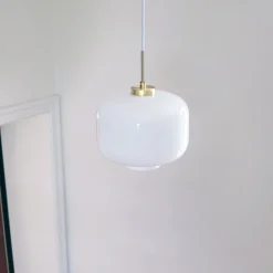 Dyberg Larsen Kjøkkenbelysning Tak|Takpendler<Arp takpendel 30 cm - Messing/Opal glass