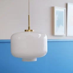 Dyberg Larsen Kjøkkenbelysning Tak|Takpendler<Arp takpendel 25 cm - Messing/Opal glass