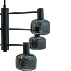 Dyberg Larsen Kjøkkenbelysning Tak|Lysekroner<Arp takpendel 6-lys - Svart/Røykfarget