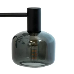 Dyberg Larsen Kjøkkenbelysning Tak|Lysekroner<Arp takpendel 6-lys - Svart/Røykfarget