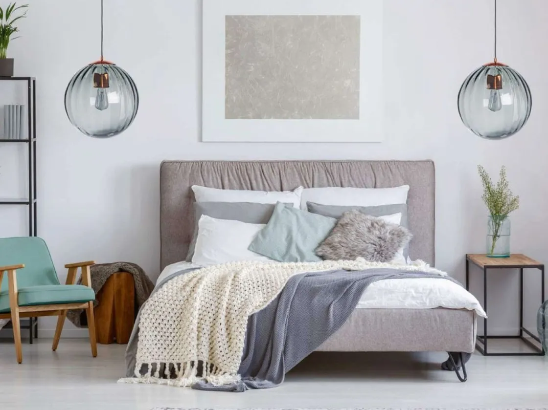 NorDesign Takpendler|Kjøkkenbelysning Tak<Arran takpendel 30 cm - /Gråfarget glass