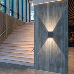 Sg Armaturen As Lightup-Pris|Utelamper Med Opp/Ned Lys<Artes Midi vegglampe opp/ned utendørs 32W 3000K Dimbar