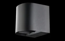 Sg Armaturen As Utelamper Med Opp/Ned Lys<Artes round vegglampe opp/ned utendørs IP65 8W 2700K Dimbar