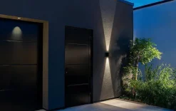 Sg Armaturen As Lightup-Pris|Utelamper Med Opp/Ned Lys<Artes vegglampe utendørs IP65 3000K dimbar