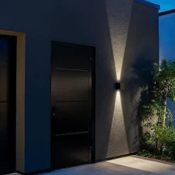 Sg Armaturen As Lightup-Pris|Utelamper Med Opp/Ned Lys<Artes vegglampe utendørs IP65 3000K dimbar