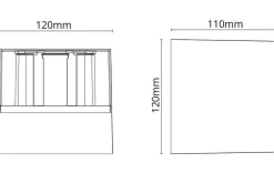 Sg Armaturen As Lightup-Pris|Utelamper Med Opp/Ned Lys<Artes vegglampe utendørs IP65 2700K dimbar