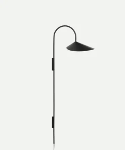 Ferm Living Interiørlamper|Leselamper<Arum vegglampe lang swing - svart