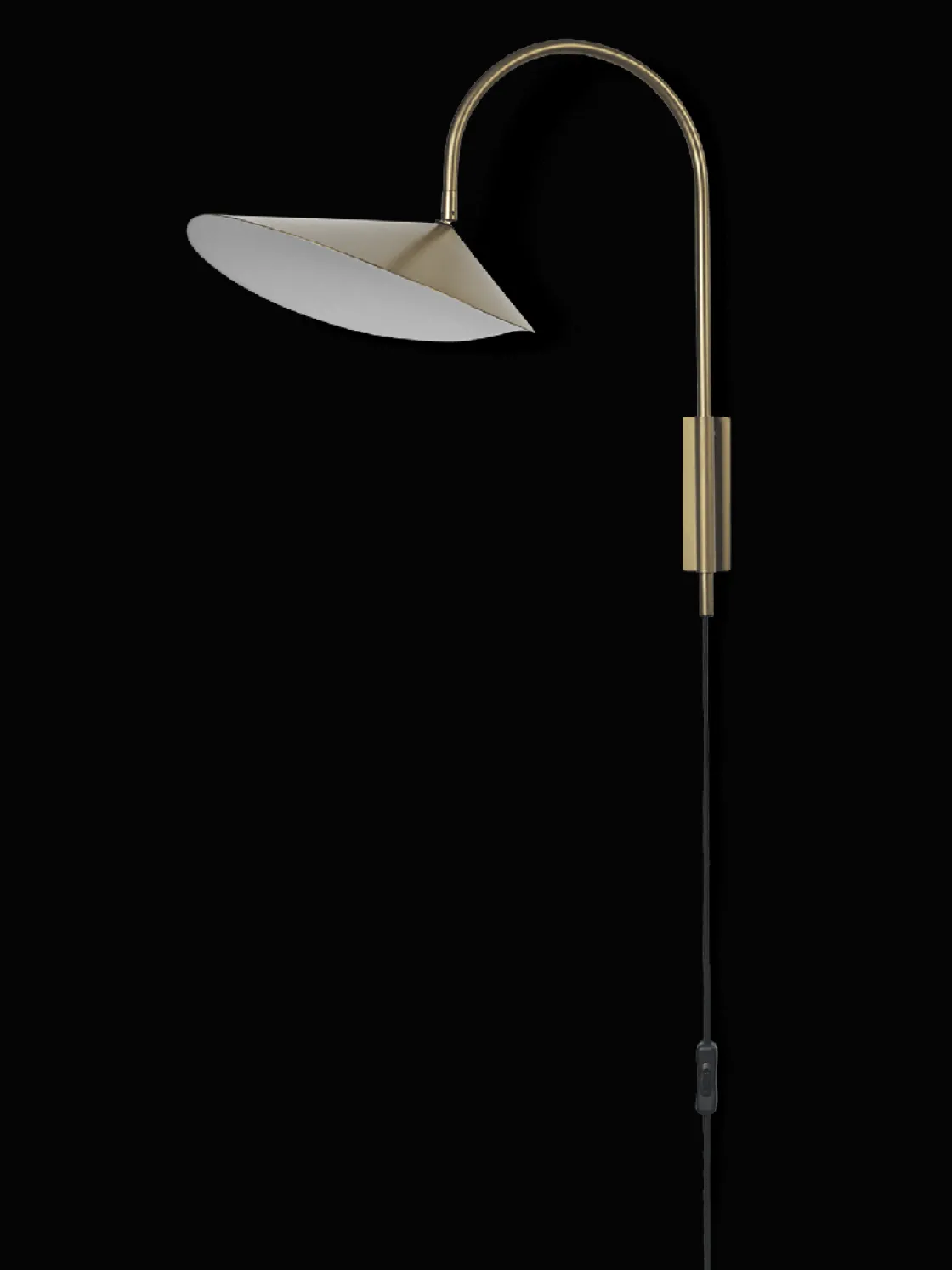 Ferm Living Interiørlamper|Leselamper<Arum vegglampe swing - bronse
