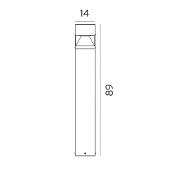 Norlys Lightup-Pris|Pullert<Arvika 891 pullert 12,7W LED 89 cm