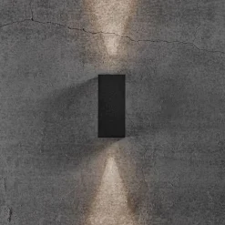 Nordlux Utelamper Med Opp/Ned Lys<Asbol Kubi vegglampe opp/ned utendørs IP44 -