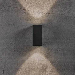 Nordlux Utelamper Med Opp/Ned Lys<Asbol Kubi vegglampe opp/ned utendørs IP44 -