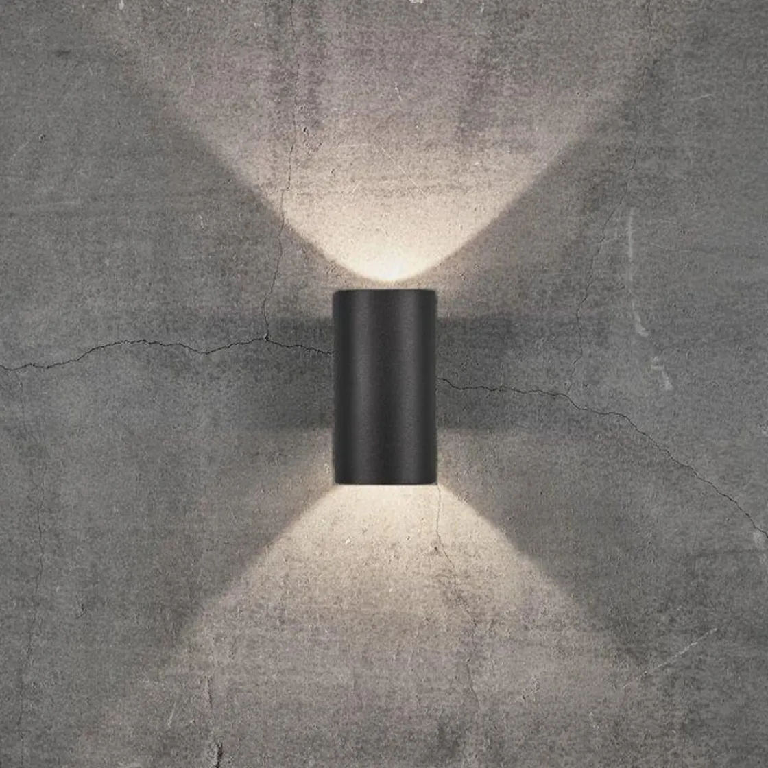 Nordlux Utelamper Med Opp/Ned Lys<Asbol vegglampe opp/ned 2 x 6,5W IP44 -