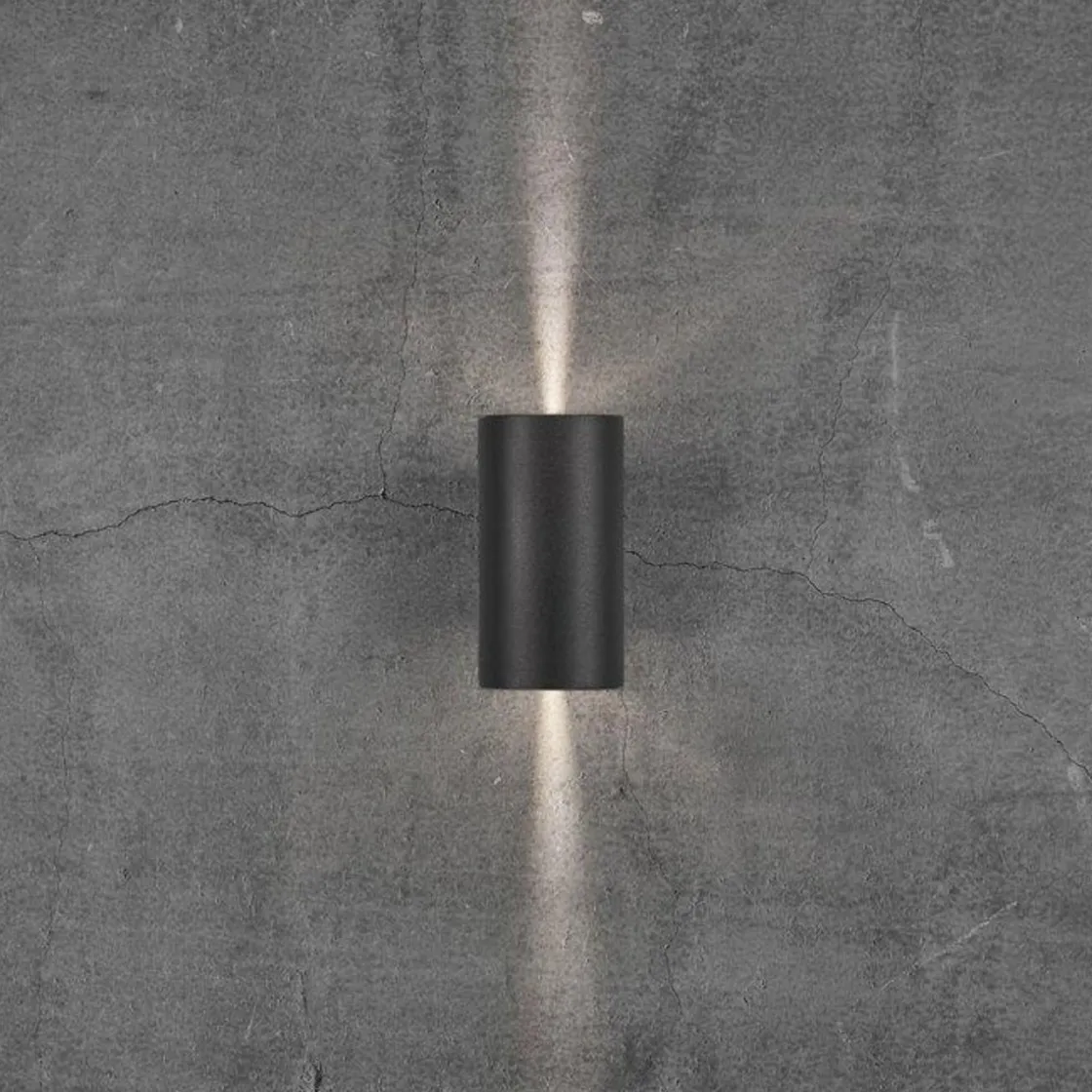 Nordlux Utelamper Med Opp/Ned Lys<Asbol vegglampe opp/ned 2 x 6,5W IP44 -