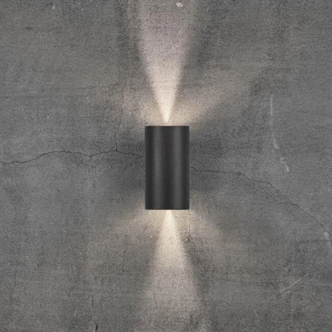 Nordlux Utelamper Med Opp/Ned Lys<Asbol vegglampe opp/ned 2 x 6,5W IP44 -