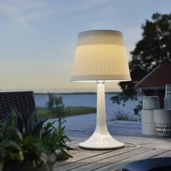 Konstsmide Solcellebelysning|Oppladbare Bordlamper<Assisi bordlampe solcelle -