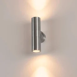 Slv Utelamper Med Opp/Ned Lys<Astina vegglampe utendørs opp/ned IP44