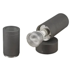 Slv Utelamper Med Opp/Ned Lys<Astina vegglampe utendørs opp/ned IP44