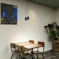 Slv Kjøkkenbelysning Tak|Takpendler<Asto tube takpendel 2-lys