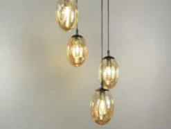 Emibig Kjøkkenbelysning Tak|Takpendler<Astral rondell takpendel 4-lys - Svart/Mix