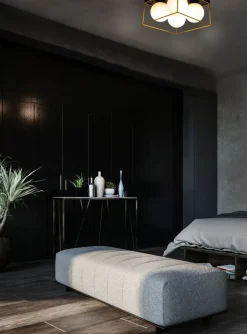 Aneta Lighting Kjøkkenbelysning Tak|Taklamper / Takplafonder<Astro taklampe 36x36 cm - Svart/opal/gullfarget