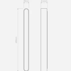 Astro Lighting Baderomsbelysning Vegg<Atticus 600 vegglampe for baderom IP44 13,4W 3000 Kelvin - Dimbar