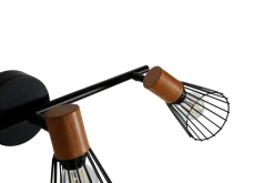 Venture Home Kjøkkenbelysning Tak<Atticus tak-/vegglampe 3 lys - Svart/Trefarget