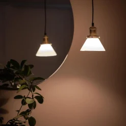 Pr home of Scandinavia Ab Vinduslamper|Kjøkkenbelysning Tak<August Takpendel 15 - Messing/Hvit