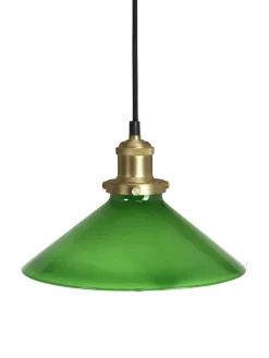 Pr home of Scandinavia Ab Vinduslamper|Kjøkkenbelysning Tak<August Takpendel 25 - Messing/Grønn