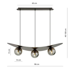 Emibig Takpendler|Kjøkkenbelysning Tak<Aura takpendel 3-lys