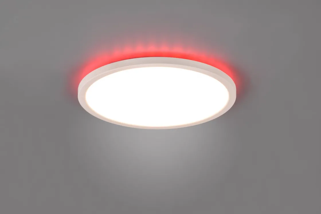 Reality Kjøkkenbelysning Tak|Barneromsbelysning<Aureo taklampe 29 cm 18W 3000-6500K RGB - m/fjernkontroll