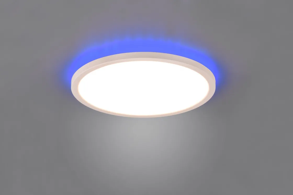 Reality Kjøkkenbelysning Tak|Barneromsbelysning<Aureo taklampe 29 cm 18W 3000-6500K RGB - m/fjernkontroll