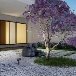 Norlux Spot På Spyd<Avior Zoom uplight m/spyd 11W utendørs IP65 - Mørk