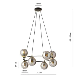 Emibig Kjøkkenbelysning Tak<Azura takpendel 7-lys