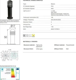NorDesign Pullert<Balizas pullert 50cm -