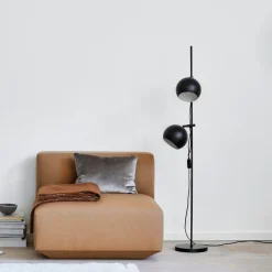 Frandsen Leselamper Gulv<Ball dobbel gulvlampe