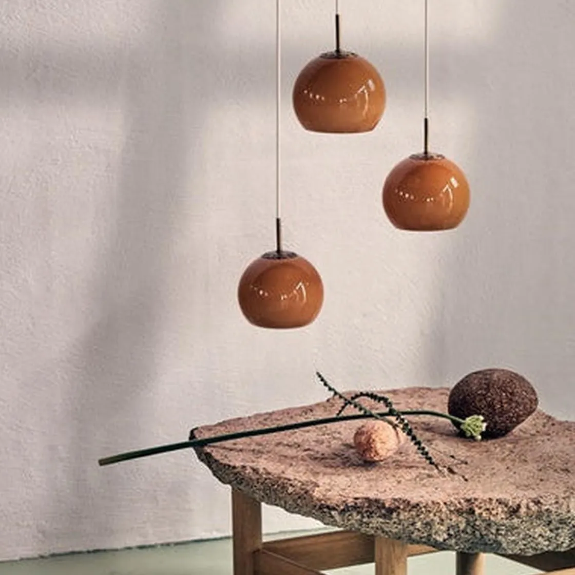 Frandsen Kjøkkenbelysning Tak|Takpendler<Ball takpendel Glass Ø18 cm