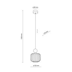 TK Lighting Kjøkkenbelysning Tak|Takpendler<Ballo takpendel 1-lys