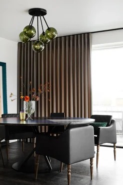 Design by Us Kjøkkenbelysning Tak|Takpendler<Ballroom Molecule taklampe - svart base/grønn glass