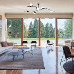 Grupa Kjøkkenbelysning Tak|Taklamper / Takplafonder<Baluna taklampe 6 lys - Svart/Opal