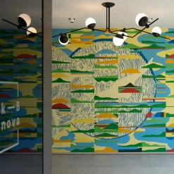 Grupa Kjøkkenbelysning Tak|Taklamper / Takplafonder<Baluna taklampe 6 lys - Svart/Opal