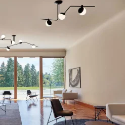 Grupa Kjøkkenbelysning Tak|Taklamper / Takplafonder<Baluna taklampe 3 lys - Svart/Opal