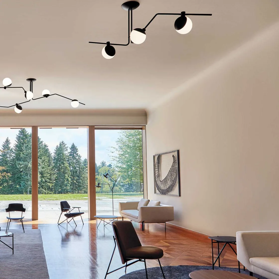 Grupa Kjøkkenbelysning Tak|Taklamper / Takplafonder<Baluna taklampe 3 lys - Svart/Opal