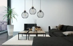 Emibig Kjøkkenbelysning Tak|Takpendler<Barbado takpendel 3 lys - Svart/Trefarget