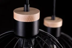 Emibig Kjøkkenbelysning Tak|Takpendler<Barbado takpendel 3 lys - Svart/Trefarget